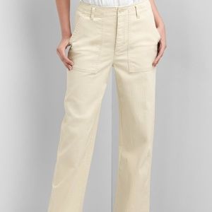 GAP Women’s High Rise Patch Utility Chinos Stretch